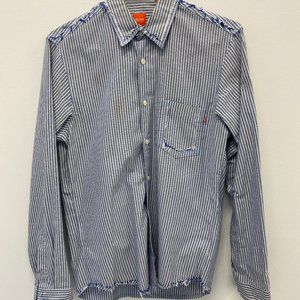 Hugo Boss Handmade distressed dress shirt